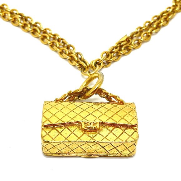 CHANEL Vintage Gold Necklace - Picture 1 of 11